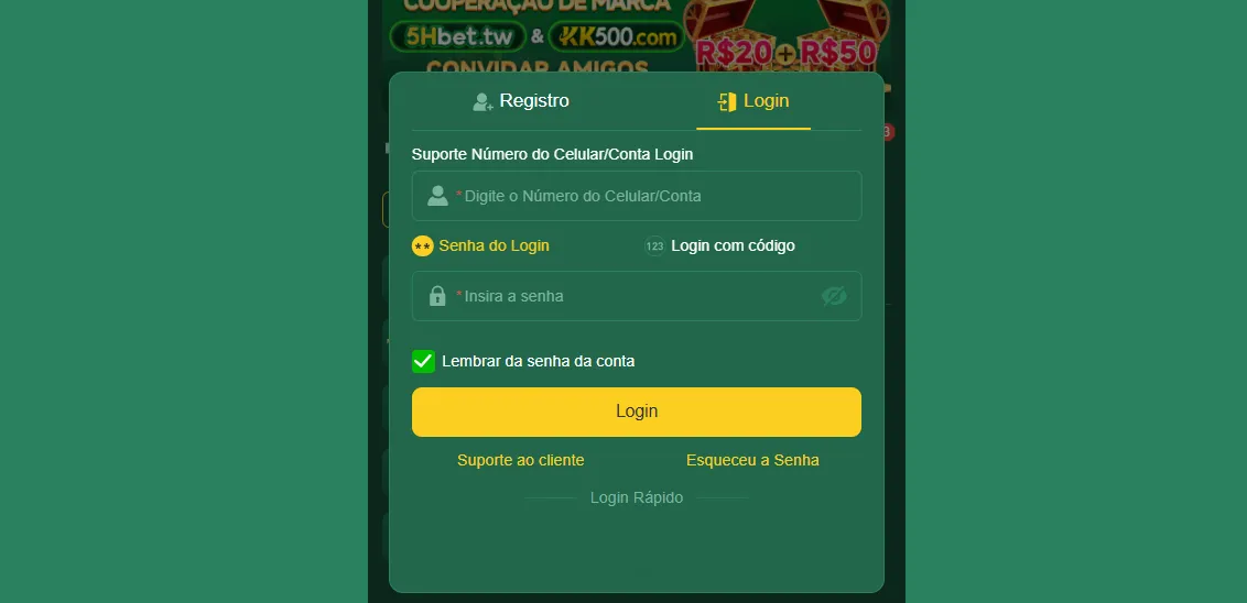 Registro 5hbet